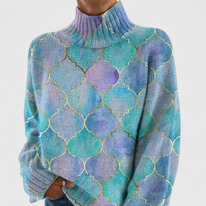 Crystal | Soft Turtleneck Knit Sweater