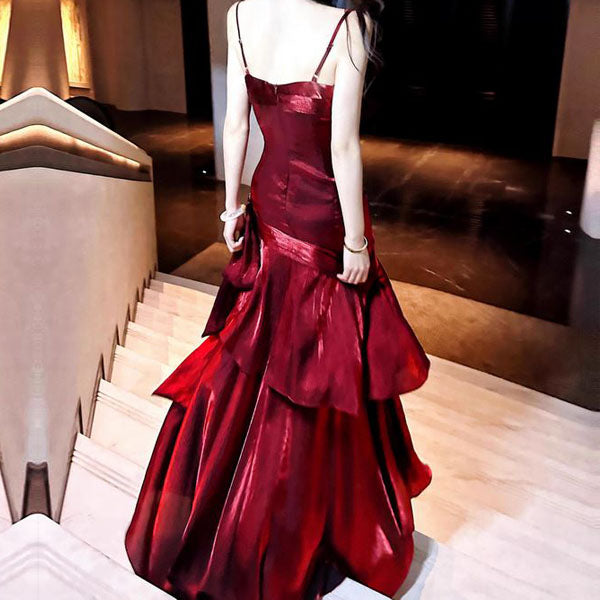 Vianne| Glamorous Ruffled Maxi Dress
