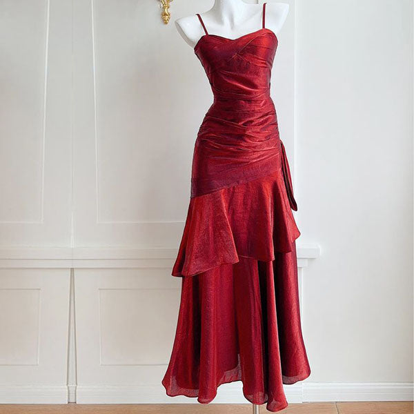 Vianne| Glamorous Ruffled Maxi Dress