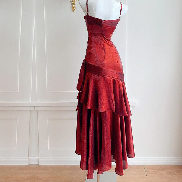 Vianne| Glamorous Ruffled Maxi Dress