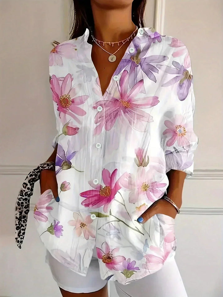 Astrid | Colourful Print Blouse