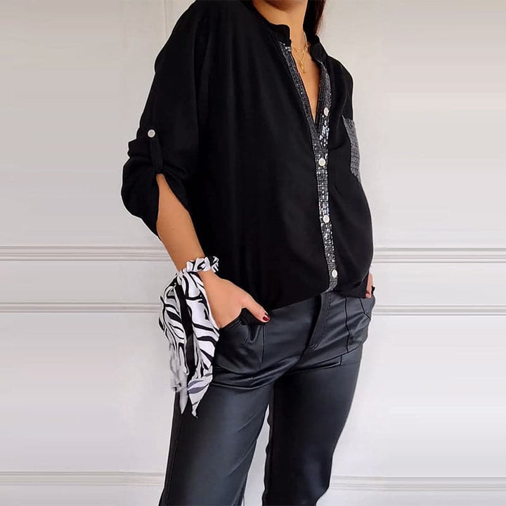 Danica | Women Sequin Detailed Blouse