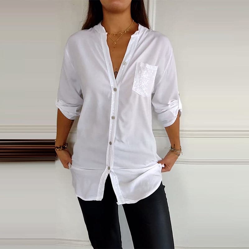 Danica | Women Sequin Detailed Blouse