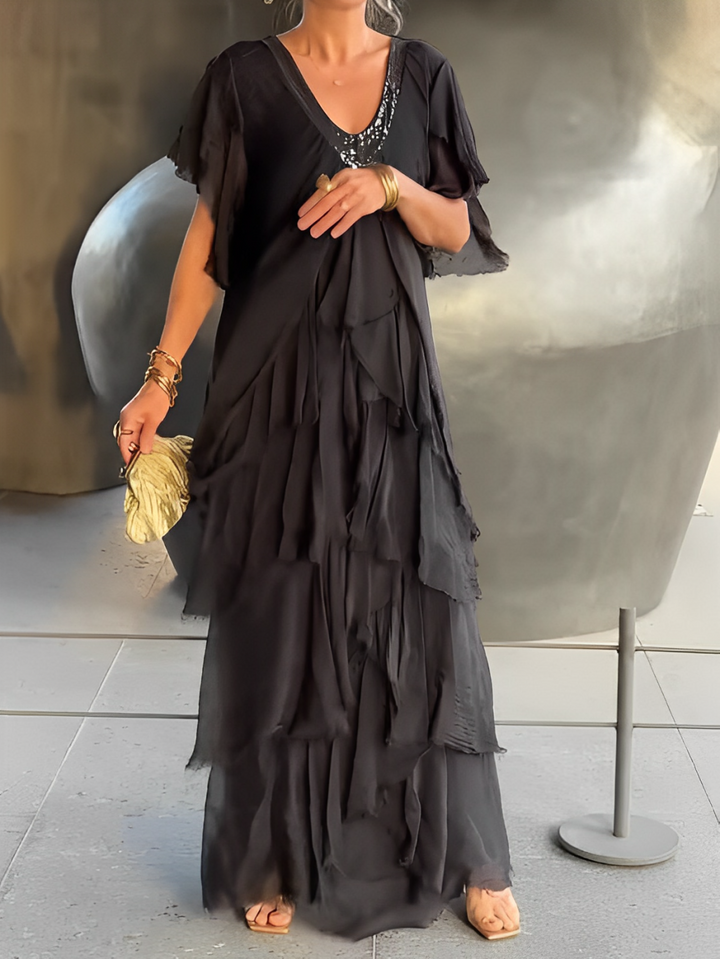 Lynette | Elegant Flowing Long Dress