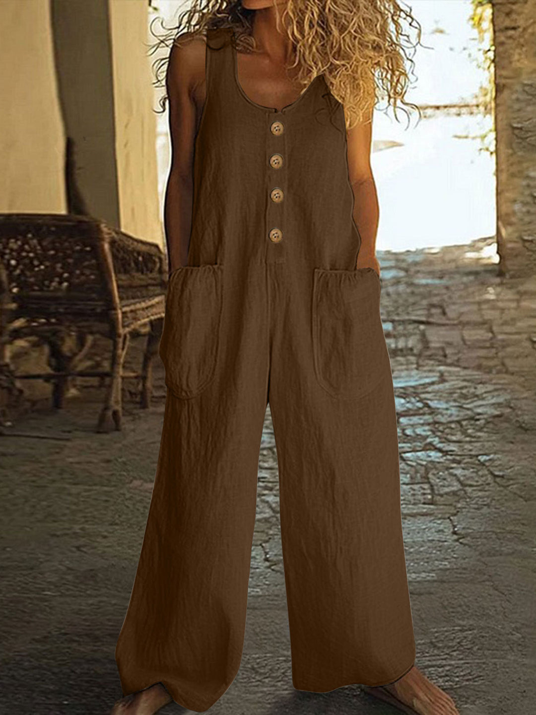 Stevie | Relaxed Wide-Leg Jumpsuit