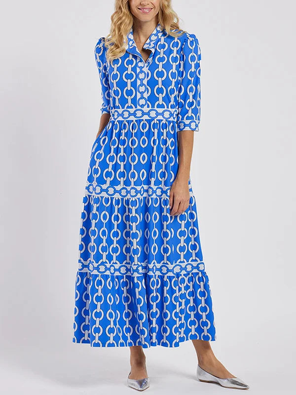Alyana | Chain Link Women Midi Dress
