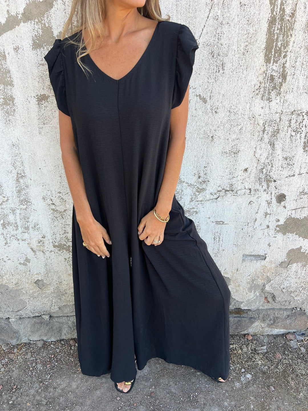 Cassandra | Trendy V-Neck Women Jumpsuit