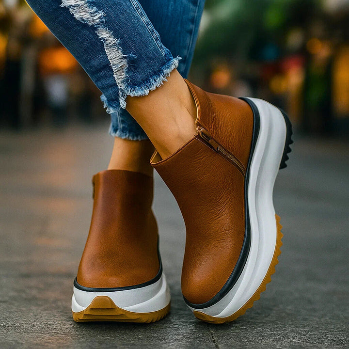 Fiona | Platform Ankle Boots