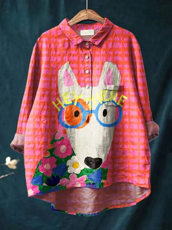 Maye | Women Dog Art Shirt