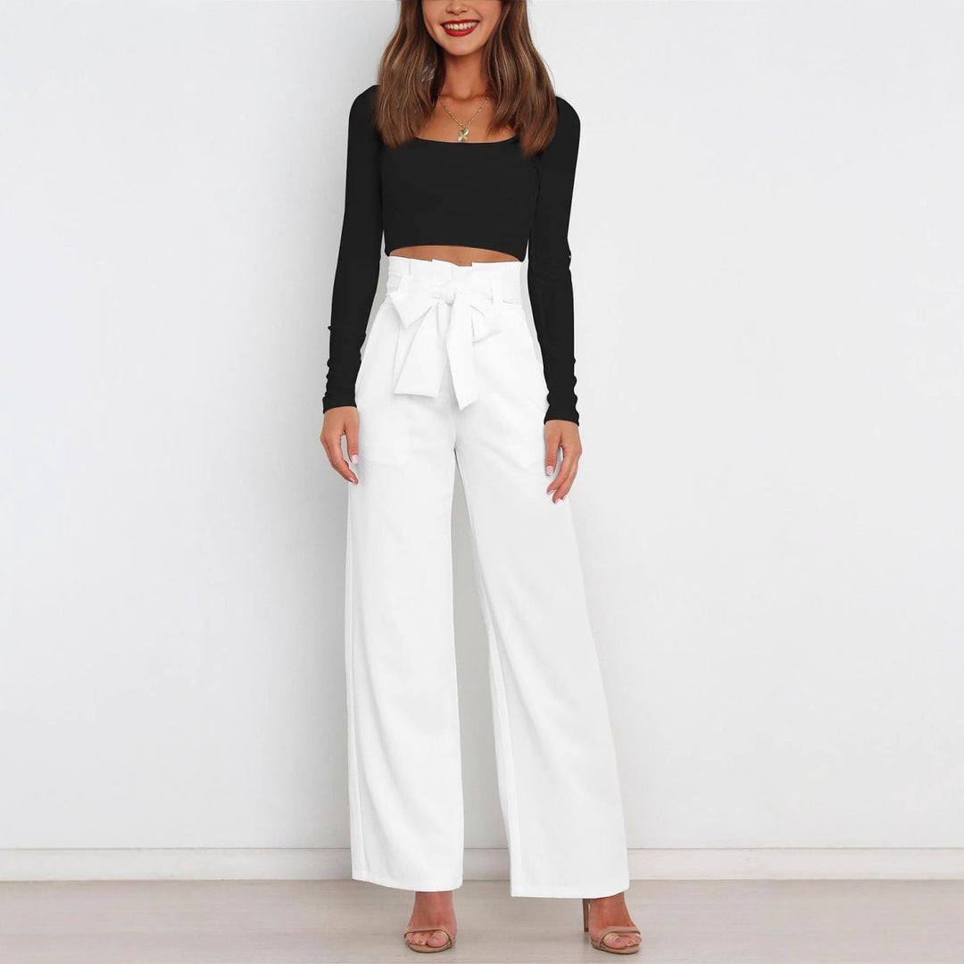 The Confidence Fit High-Waist Wide-Leg Trousers