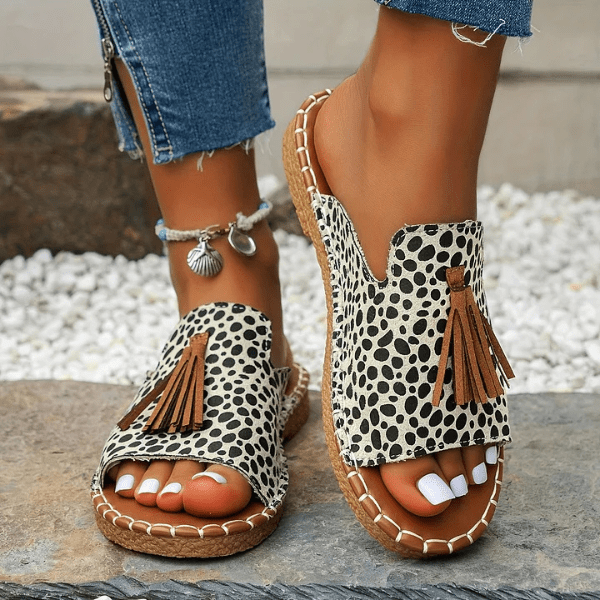 Mireille | Orthopedic Women's Sandals with Bohemian Print